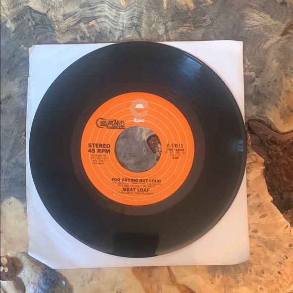 💥3/$20 Epic Meatloaf Vinyl Record with Orange Label 45 RPM - Picture 4 of 5